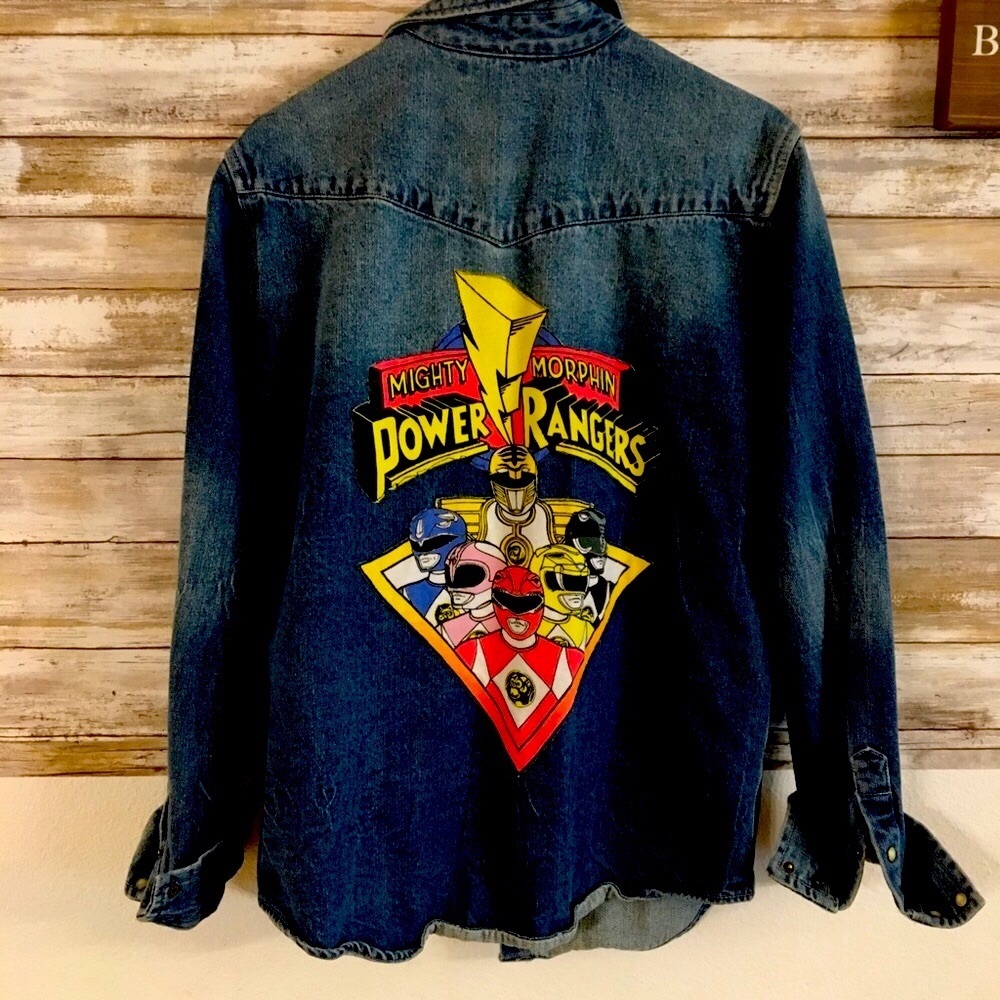 One of a kind ⚡️ Power Rangers denim ⚡️ - Picture 2 of 14
